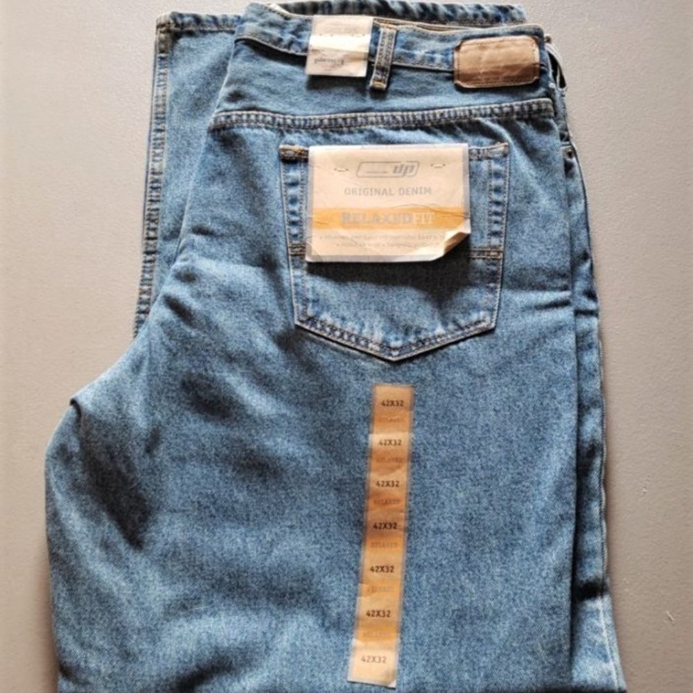 Urban Pipeline Up Men's Denim Jeans Relaxed Fit Size 42 x 32 New With Tags